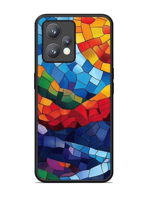 Mosaic Sunset Glossy Soft Edge Case for Realme 9 Pro Plus (5G) Chachhi