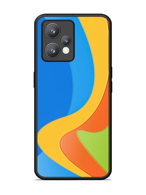 Curvy Color Cascade Glossy Soft Edge Case for Realme 9 Pro Plus (5G) Chachhi