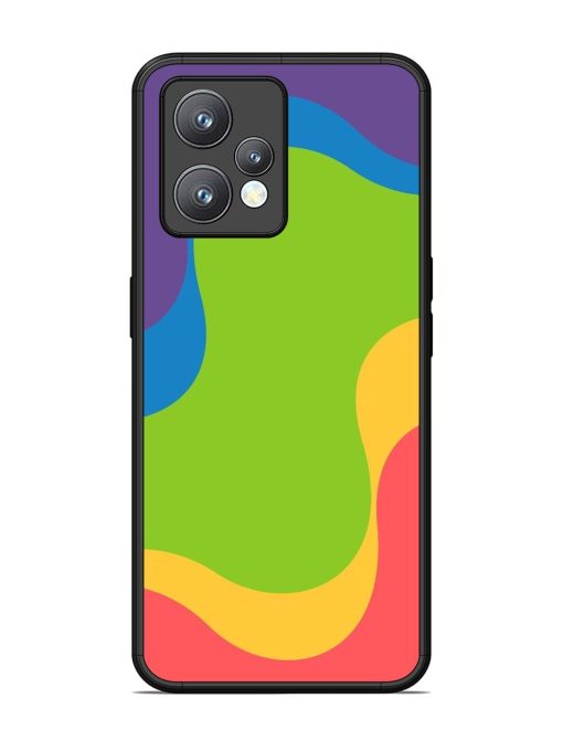 Wavy Rainbow Wonderland Glossy Soft Edge Case for Realme 9 Pro Plus (5G) Chachhi