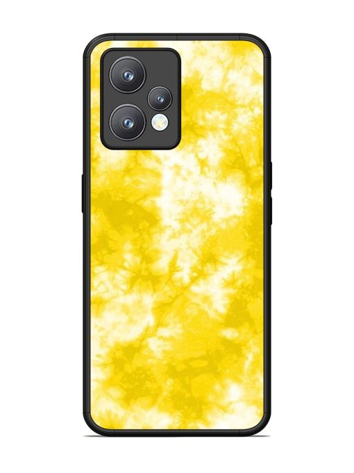 Golden Tie-Dye Twirl Glossy Soft Edge Case for Realme 9 Pro Plus (5G) Chachhi