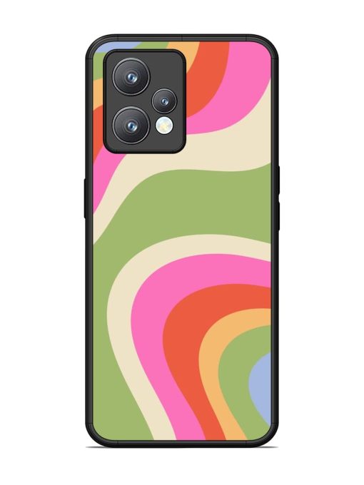 Wavy Rainbow Wonderland Glossy Soft Edge Case for Realme 9 Pro Plus (5G) Chachhi