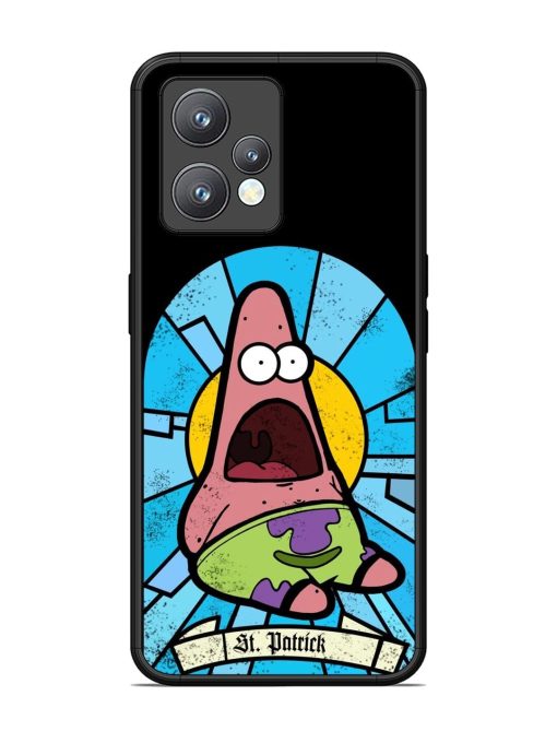 St. Patrick'S Day Stained Glass Patrick Star Glossy Soft Edge Case for Realme 9 Pro Plus (5G)