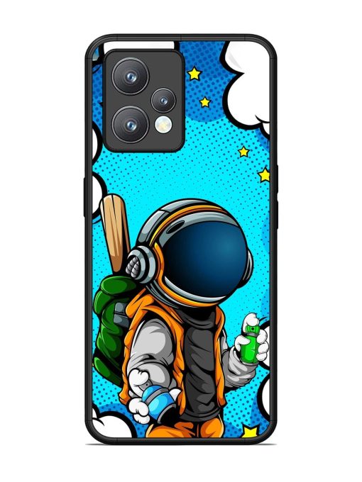 Space Graffiti Artist Glossy Soft Edge Case for Realme 9 Pro Plus (5G) Chachhi