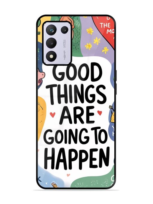 Uplifting Scribbles Glossy Soft Edge Case for Realme 9 Se (5G) Chachhi