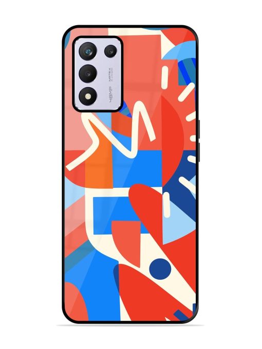 Abstract Harmony Glossy Soft Edge Case for Realme 9 Se (5G) Chachhi