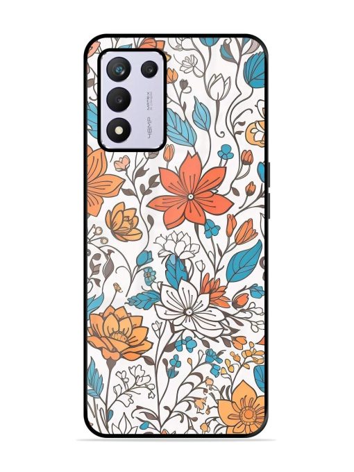 Floral Symphony Glossy Soft Edge Case for Realme 9 Se (5G) Chachhi