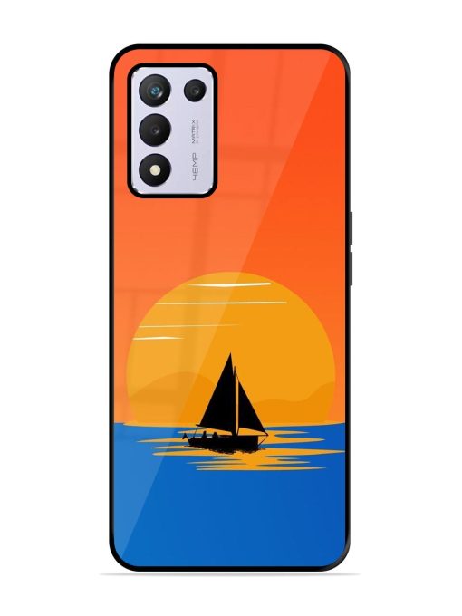 Sunset Sail Glossy Soft Edge Case for Realme 9 Se (5G) Chachhi