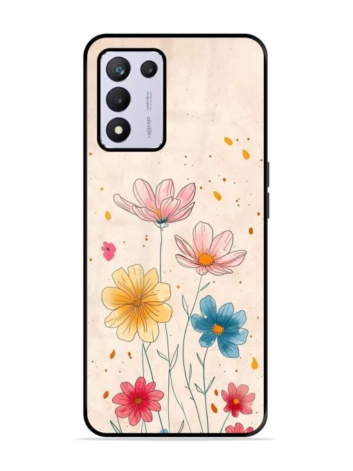 Delicate Bloom Glossy Soft Edge Case for Realme 9 Se (5G) Chachhi