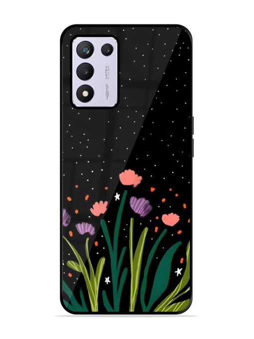 Midnight Bloom Glossy Soft Edge Case for Realme 9 Se (5G) Chachhi