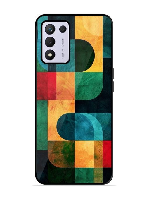 Geometric Harmony Glossy Soft Edge Case for Realme 9 Se (5G) Chachhi