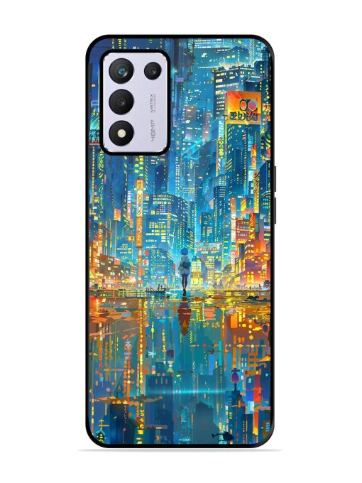 Neon Metropolis Glossy Soft Edge Case for Realme 9 Se (5G) Chachhi