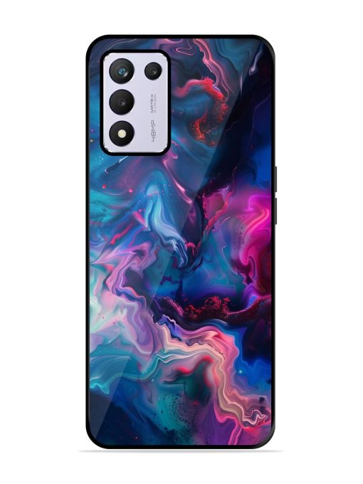 Cosmic Swirl Glossy Soft Edge Case for Realme 9 Se (5G) Chachhi