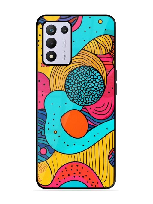 Psychedelic Patterns Glossy Soft Edge Case for Realme 9 Se (5G) Chachhi