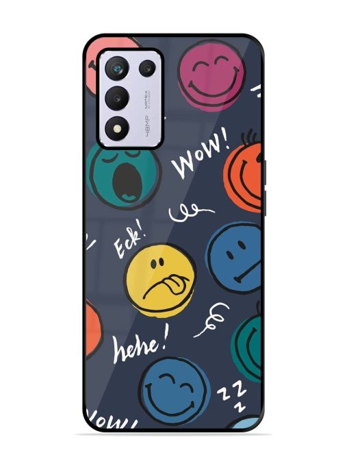 Emoticon Parade Glossy Soft Edge Case for Realme 9 Se (5G) Chachhi