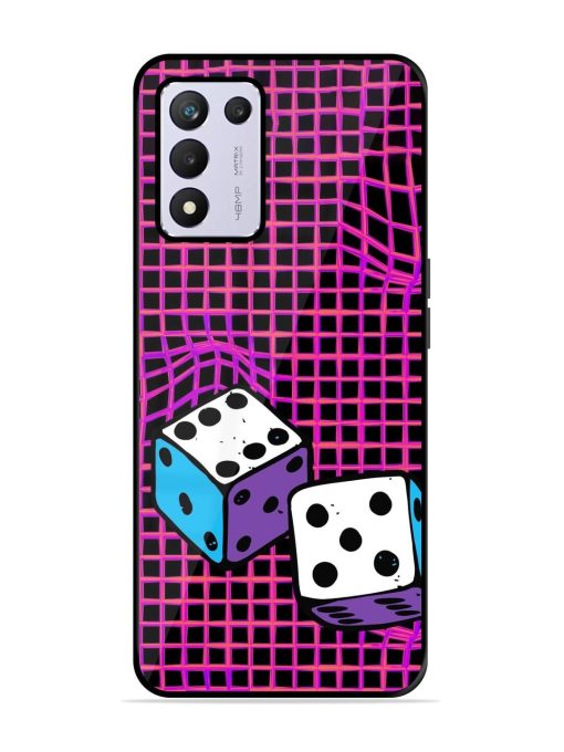 Glitched Dice Glossy Soft Edge Case for Realme 9 Se (5G) Chachhi