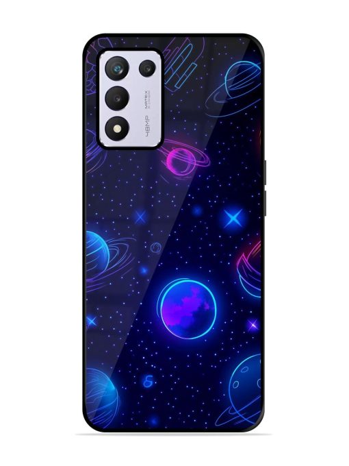 Neon Cosmos Glossy Soft Edge Case for Realme 9 Se (5G) Chachhi