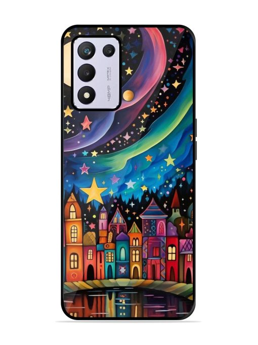 Starlit Village Glossy Soft Edge Case for Realme 9 Se (5G) Chachhi