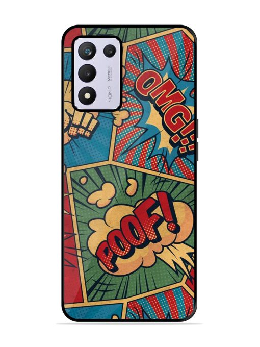 Comic Book Chaos Glossy Soft Edge Case for Realme 9 Se (5G) Chachhi