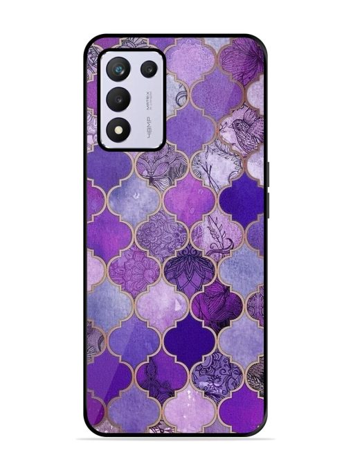 Purple Mosaic Magic Glossy Soft Edge Case for Realme 9 Se (5G) Chachhi