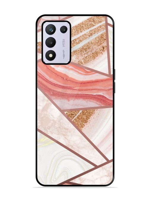 Rosy Mosaic Glossy Soft Edge Case for Realme 9 Se (5G)