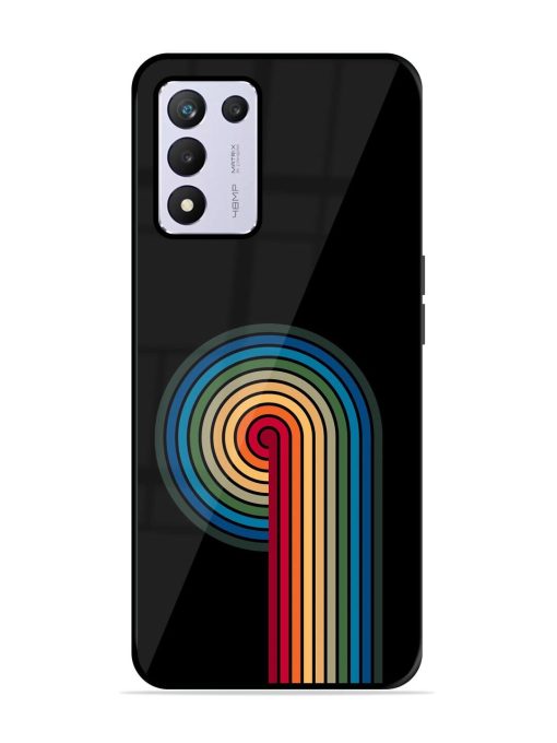 Rainbow Ripple Glossy Soft Edge Case for Realme 9 Se (5G) Chachhi