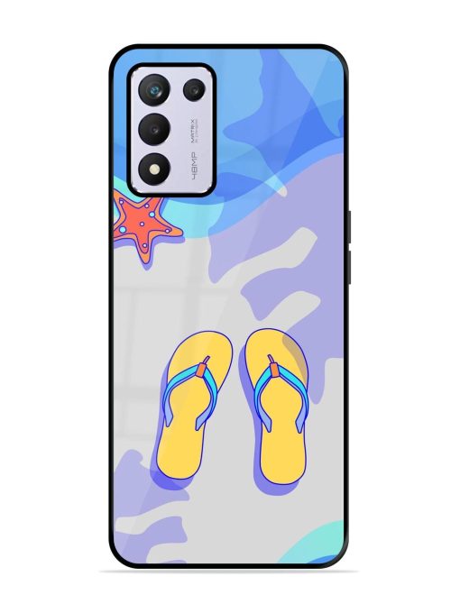 Sandy Toes And Salty Seas Glossy Soft Edge Case for Realme 9 Se (5G) Chachhi