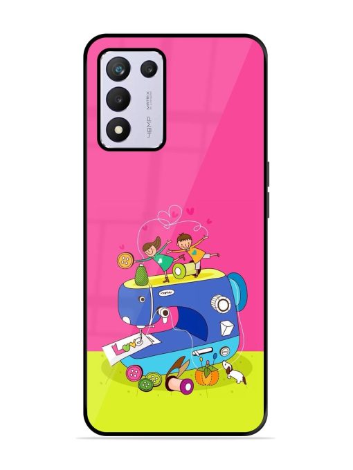 Sew Cute Glossy Soft Edge Case for Realme 9 Se (5G) Chachhi