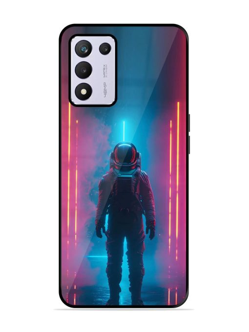 Neon Astronaut Glossy Soft Edge Case for Realme 9 Se (5G) Chachhi