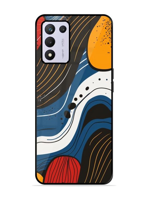 Abstract Expression Glossy Soft Edge Case for Realme 9 Se (5G) Chachhi