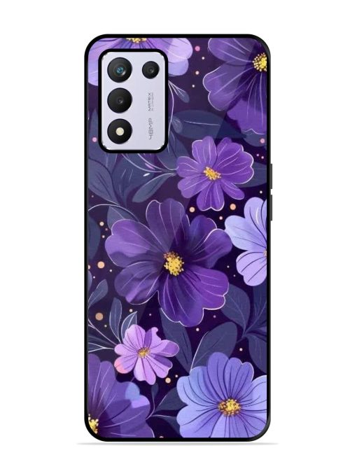 Purple Paradise Glossy Soft Edge Case for Realme 9 Se (5G) Chachhi