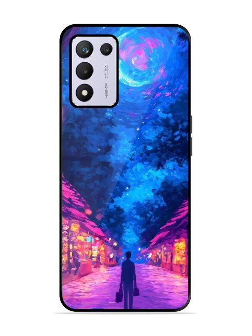 Neon Nightscape Glossy Soft Edge Case for Realme 9 Se (5G) Chachhi