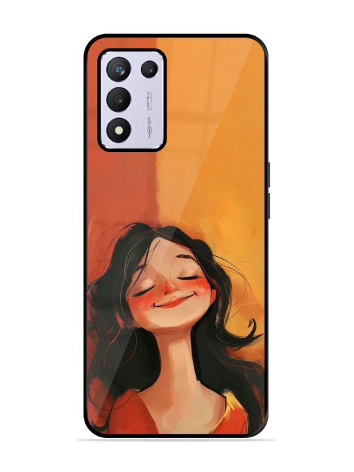 Neon Girl Glossy Soft Edge Case for Realme 9 Se (5G) Chachhi