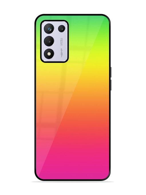 Rainbow Gradient Glossy Soft Edge Case for Realme 9 Se (5G) Chachhi