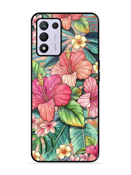 Tropical Tapestry Glossy Soft Edge Case for Realme 9 Se (5G) Chachhi