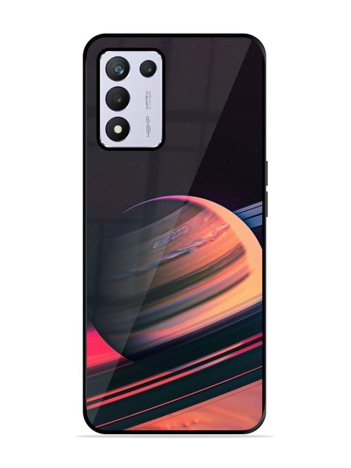 Neon Saturn Glossy Soft Edge Case for Realme 9 Se (5G)