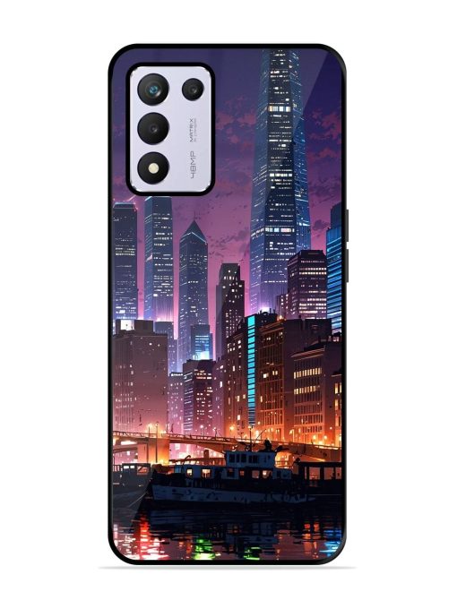 Neon Nightscape Glossy Soft Edge Case for Realme 9 Se (5G) Chachhi