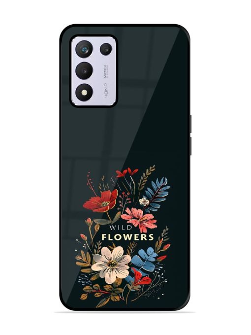 Dark Floral Glossy Soft Edge Case for Realme 9 Se (5G) Chachhi