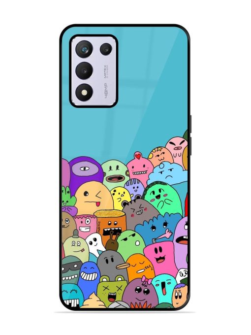 Monster Mash Glossy Soft Edge Case for Realme 9 Se (5G) Chachhi