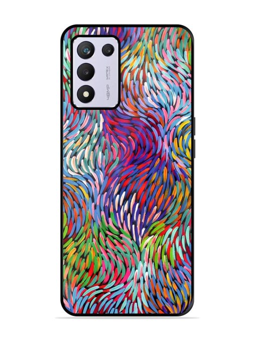 Vibrant Waves Glossy Soft Edge Case for Realme 9 Se (5G) Chachhi