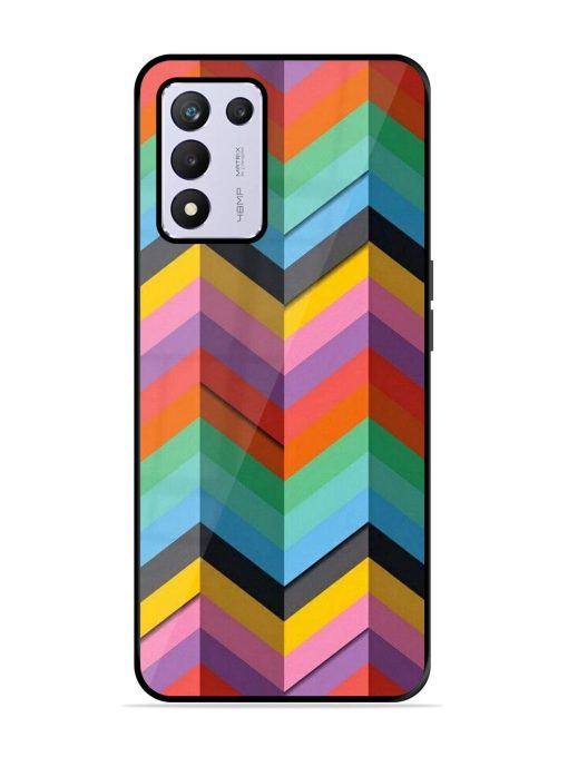 Colorful Zigzag Glossy Soft Edge Case for Realme 9 Se (5G) Chachhi