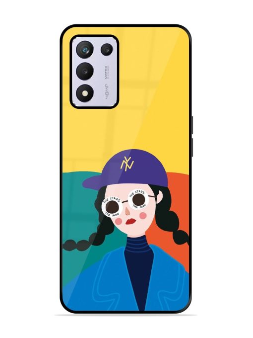 Starry-Eyed Girl Glossy Soft Edge Case for Realme 9 Se (5G)