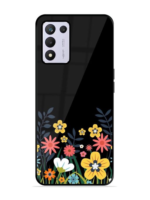 Floral Night Sky Glossy Soft Edge Case for Realme 9 Se (5G) Chachhi