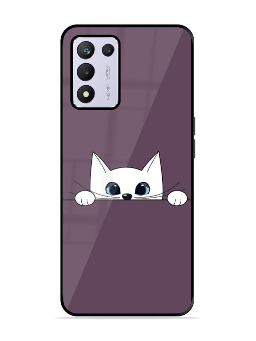 Peek-A-Boo Kitty Glossy Soft Edge Case for Realme 9 Se (5G) Chachhi