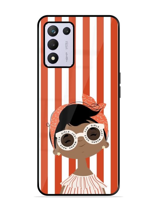 Girls Just Wanna Have Fun Glossy Soft Edge Case for Realme 9 Se (5G) Chachhi