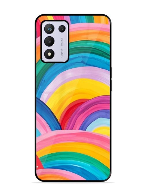 Rainbow Cascade Glossy Soft Edge Case for Realme 9 Se (5G) Chachhi