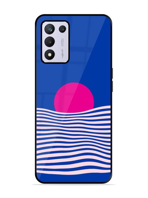 Pink Sunset Over Blue Waves Glossy Soft Edge Case for Realme 9 Se (5G) Chachhi