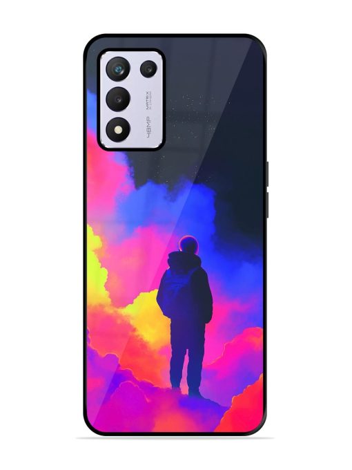 Cosmic Wanderer Glossy Soft Edge Case for Realme 9 Se (5G) Chachhi