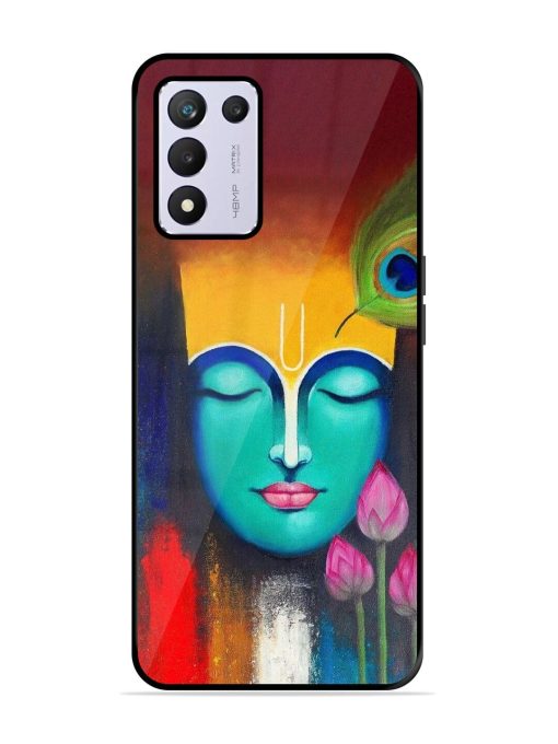 Divine Tranquility: The Face Of Krishna Glossy Soft Edge Case for Realme 9 Se (5G) Chachhi