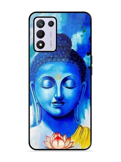 Serene Buddha With Lotus Glossy Soft Edge Case for Realme 9 Se (5G) Chachhi