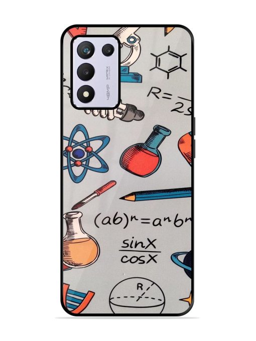 Science Doodle Delight Glossy Soft Edge Case for Realme 9 Se (5G) Chachhi